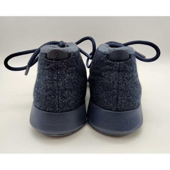 Allbirds Runner Up Mizzle Navy Merino Wool Ankle Sneaker Womens 9 Lace Up - Picture 2 of 11
